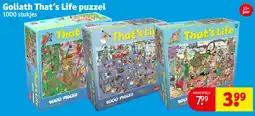 Kruidvat Goliath That’s Life puzzel aanbieding