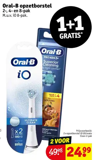 Kruidvat Oral-B opzetborstel aanbieding