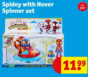 Kruidvat Spidey with Hover Spinner set aanbieding