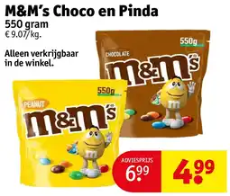 Kruidvat M&M’s Choco en Pinda aanbieding