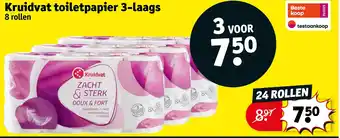 Kruidvat Kruidvat toiletpapier 3-laags aanbieding