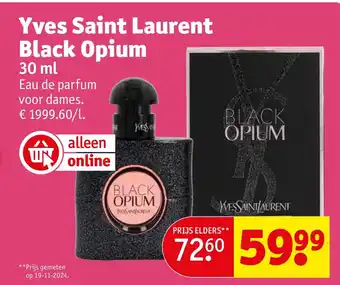 Kruidvat Yves Saint Laurent Black Opium aanbieding