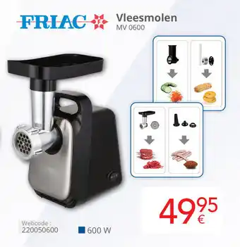 Eldi Friac Vleesmolen MV 0600 aanbieding