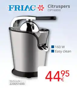 Eldi Friac Citruspers CIP1600IX aanbieding