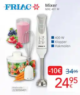 Eldi Friac Mixer MXC 401 W aanbieding