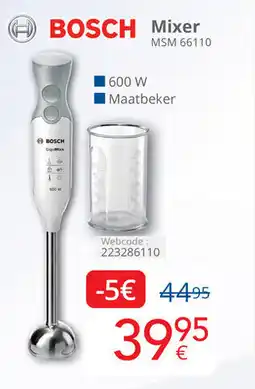 Eldi Bosch Mixer MSM 66110 aanbieding