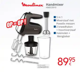 Eldi Moulinex Handmixer HM653910 aanbieding