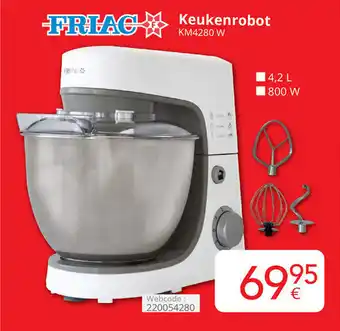 Eldi Friac Keukenrobot KM4280 W aanbieding