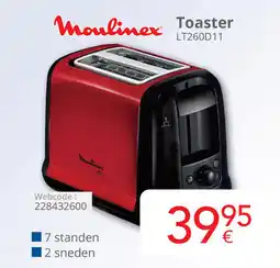 Eldi Moulinex Toaster LT260D11 aanbieding