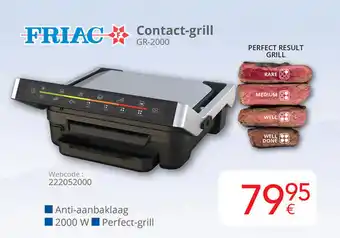 Eldi Friac Contact grill GR 2000 aanbieding