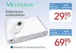 Eldi Medisana Elektrische onderdeken aanbieding