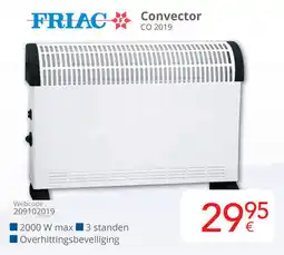 Eldi Friac Convector CO 2019 aanbieding