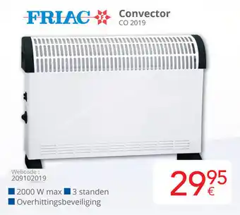 Eldi Friac Convector CO 2019 aanbieding