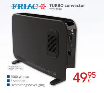 Eldi Friac Turbo Convector TCO 2020 aanbieding