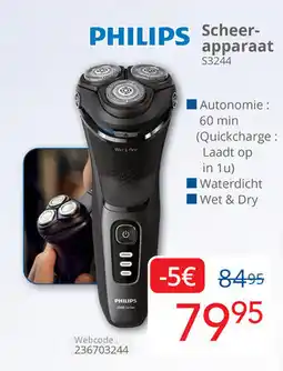 Eldi Philips Scheerapparaat S3244 aanbieding