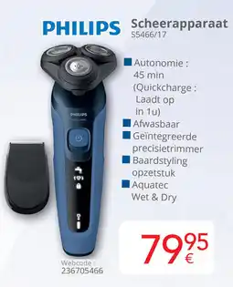 Eldi Philips Scheerapparaat S5466/17 aanbieding