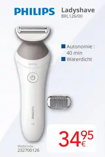 Eldi Philips Ladyshave BRL126/00 aanbieding