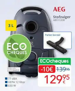 Eldi AEG Stofzuiger AB51C2DB aanbieding