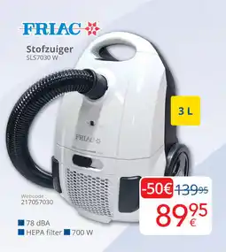 Eldi Friac Stofzuiger SLS7030 W aanbieding