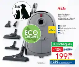 Eldi AEG Stofzuiger AB61A5UGT aanbieding