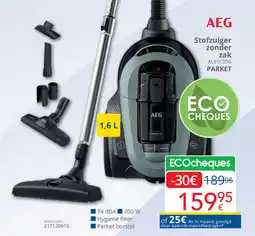 Eldi AEG Stofzuiger zonder zak AL61C20G aanbieding