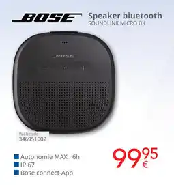 Eldi Bose Speaker bluetooth aanbieding