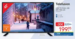 Eldi Telefusion LED TV FULL HD aanbieding