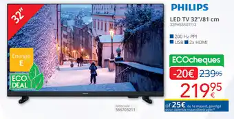 Eldi Philips LED TV aanbieding