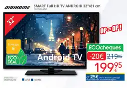 Eldi Digihome smart full HD TV android aanbieding