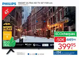 Eldi Philips smart ultra HD TV aanbieding