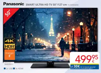 Eldi Panasonic SMART ULTRA HD TV aanbieding