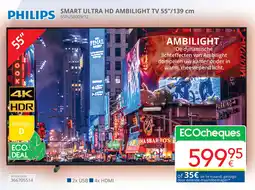 Eldi Philips smart ultra HD ambilight TV aanbieding