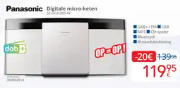 Eldi Panasonic Digitale micro keten SC HC212EG W aanbieding