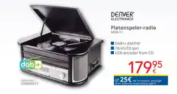 Eldi Denver Electronics Platenspeler radio MDR 51 aanbieding