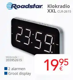 Eldi Roadstar Klokradio XXL CLR 2615 aanbieding