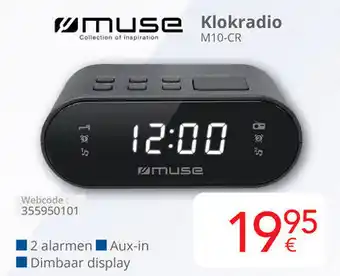 Eldi Muse Klokradio M10 CR aanbieding