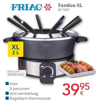 Eldi Fondue XL aanbieding