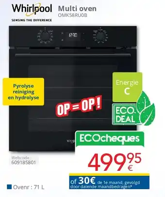 Eldi Multi oven aanbieding