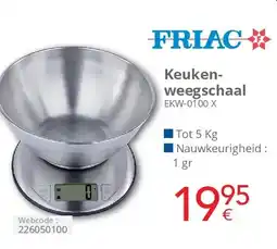 Eldi Friac Keukenweegschaal aanbieding