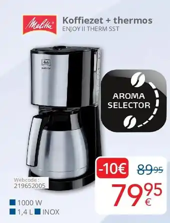 Eldi Koffiezet + thermos aanbieding