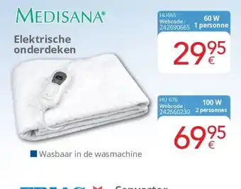 Eldi Elektrische onderdeken aanbieding