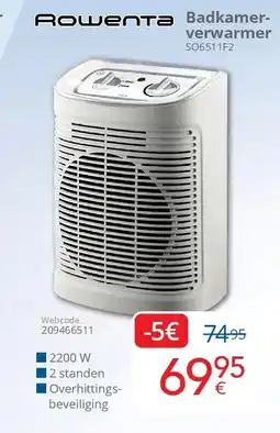 Eldi Friac Badkamerverwarmer aanbieding