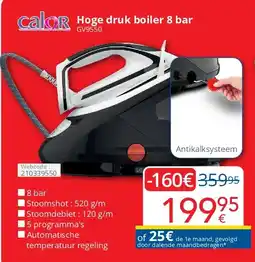 Eldi Hoge druk boiler 8 bar aanbieding