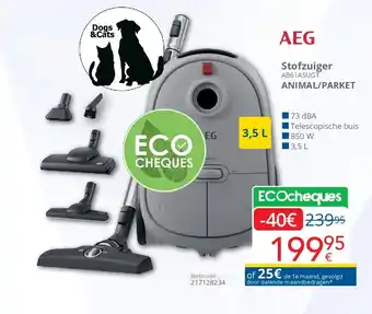 Eldi Age Stofzuiger AB61A5UGT ANIMAL/PARKET aanbieding