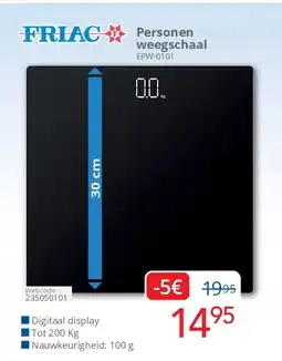 Eldi Personen weegschaal aanbieding