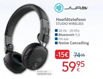 Eldi Hoofdtelefoon STUDIO WIRELESS aanbieding