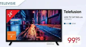 Eldi Telefusion LED TV 24’’/60 cm U24HAA10 aanbieding