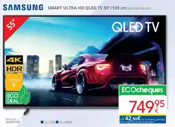 Eldi Samsung SMART ULTRA HD QLED TV 55’’/139 cm QE55Q67DAUXXN aanbieding