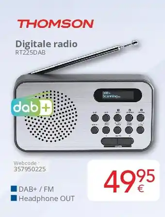 Eldi Digitale radio aanbieding