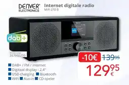 Eldi Internet digitale radio MIR-270 B aanbieding